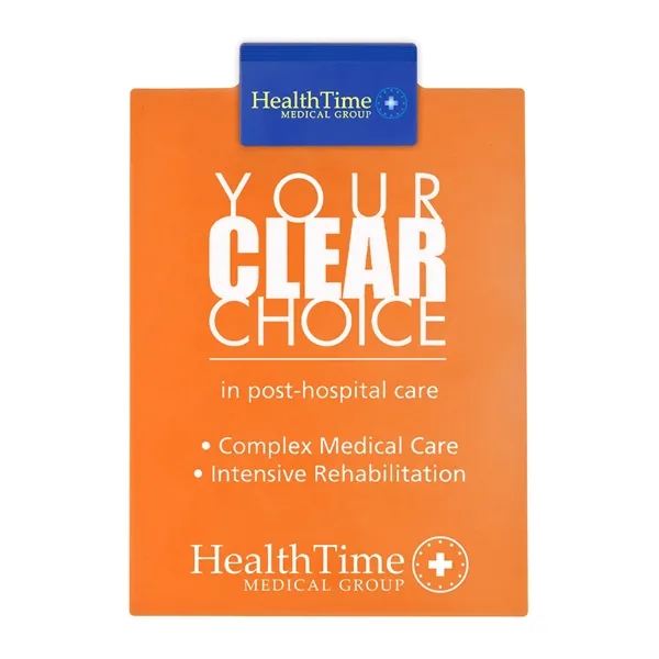 Letter clipboard holds an 8 1/2" x 11" writing pad with... from ASI 40480 Koozie Group