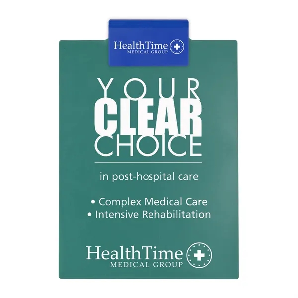 Letter clipboard holds an 8 1/2" x 11" writing pad with... from ASI 40480 Koozie Group