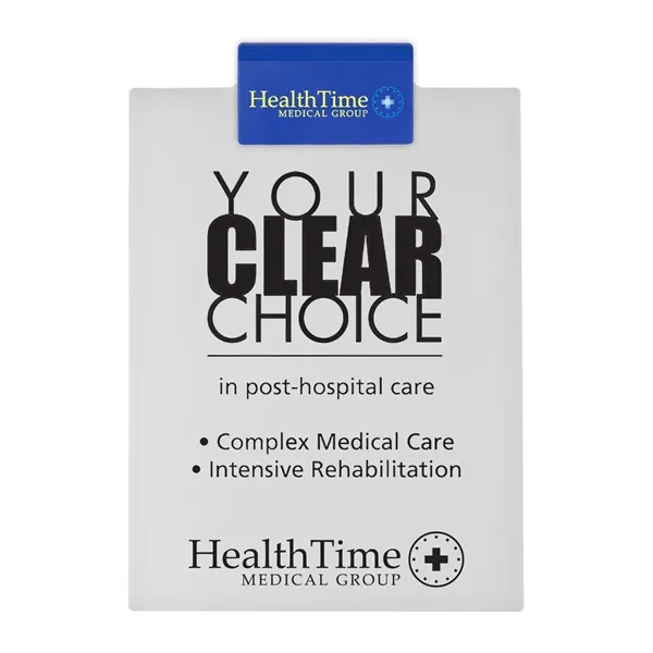 Letter clipboard holds an 8 1/2" x 11" writing pad with... from ASI 40480 Koozie Group