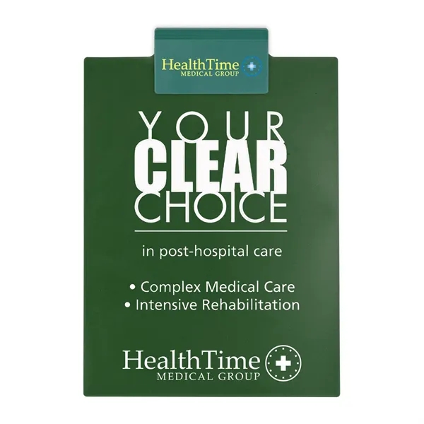 Letter clipboard holds an 8 1/2" x 11" writing pad with... from ASI 40480 Koozie Group