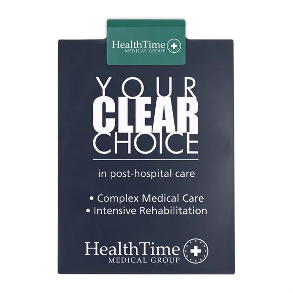 Letter clipboard holds an 8 1/2" x 11" writing pad with... from ASI 40480 Koozie Group