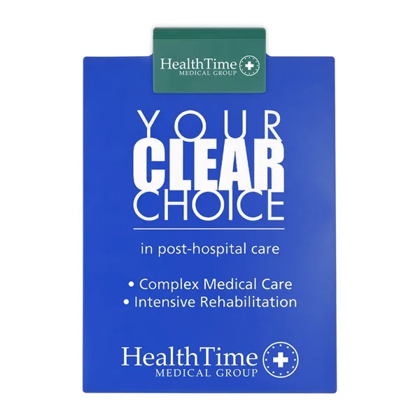 Letter clipboard holds an 8 1/2" x 11" writing pad with... from ASI 40480 Koozie Group