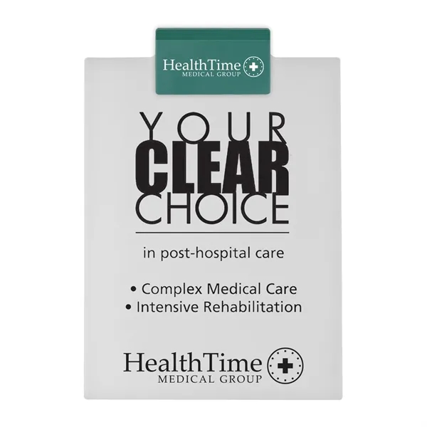 Letter clipboard holds an 8 1/2" x 11" writing pad with... from ASI 40480 Koozie Group