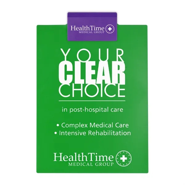 Letter clipboard holds an 8 1/2" x 11" writing pad with... from ASI 40480 Koozie Group