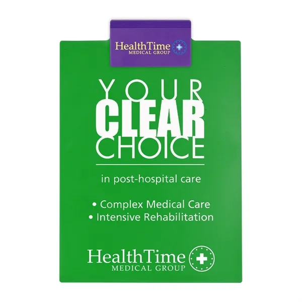 Letter clipboard holds an 8 1/2" x 11" writing pad with... from ASI 40480 Koozie Group