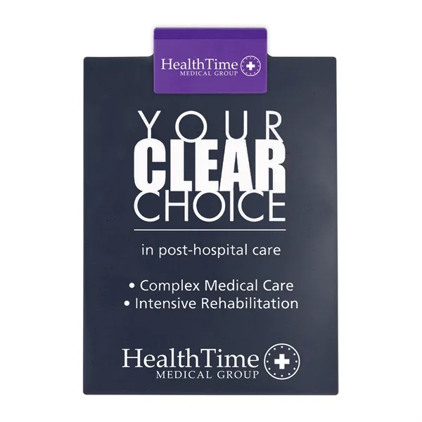 Letter clipboard holds an 8 1/2" x 11" writing pad with... from ASI 40480 Koozie Group