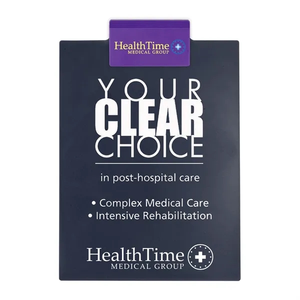 Letter clipboard holds an 8 1/2" x 11" writing pad with... from ASI 40480 Koozie Group