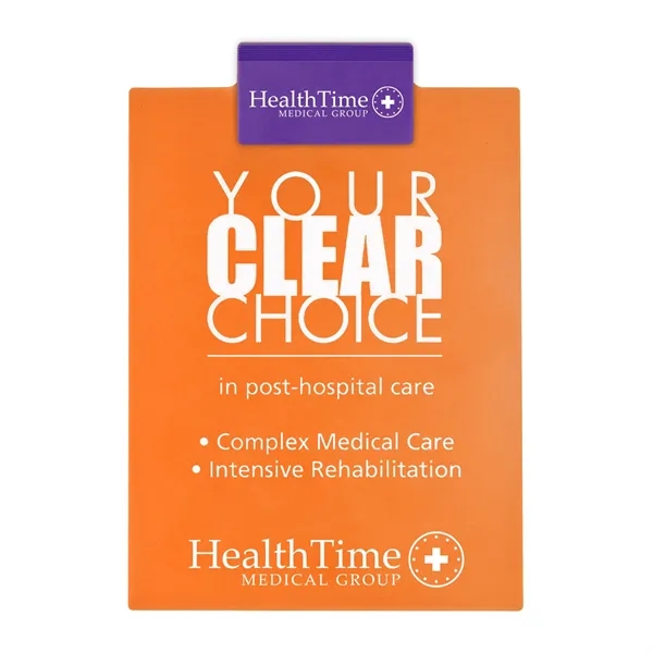 Letter clipboard holds an 8 1/2" x 11" writing pad with... from ASI 40480 Koozie Group