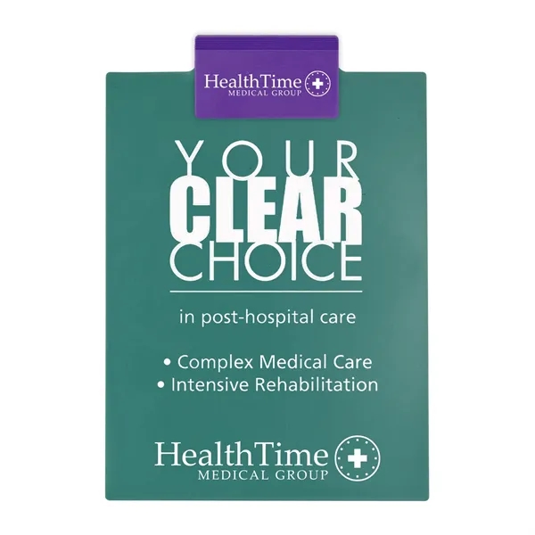 Letter clipboard holds an 8 1/2" x 11" writing pad with... from ASI 40480 Koozie Group