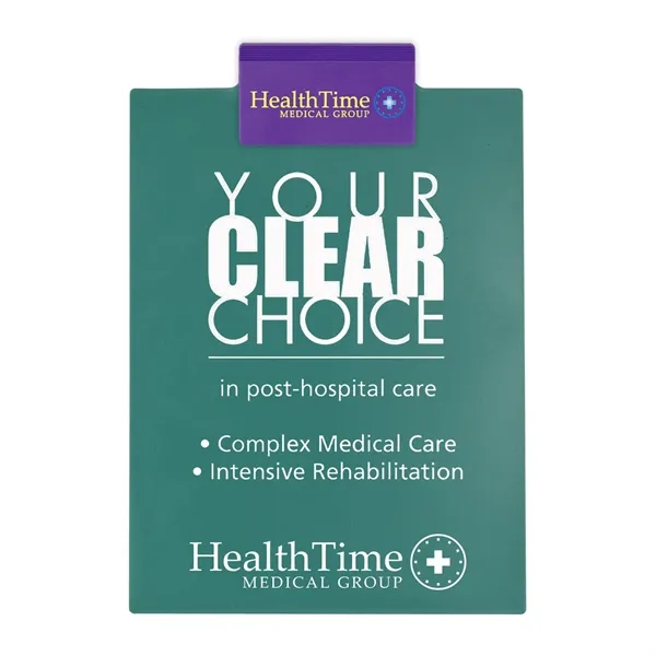 Letter clipboard holds an 8 1/2" x 11" writing pad with... from ASI 40480 Koozie Group