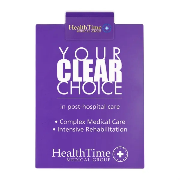 Letter clipboard holds an 8 1/2" x 11" writing pad with... from ASI 40480 Koozie Group