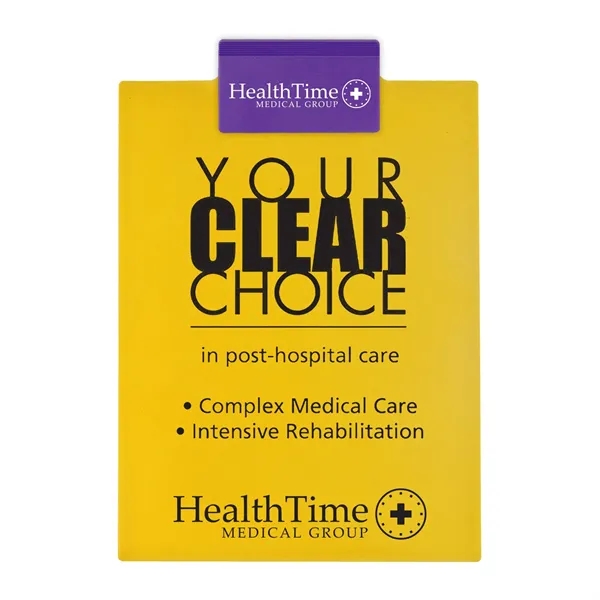 Letter clipboard holds an 8 1/2" x 11" writing pad with... from ASI 40480 Koozie Group