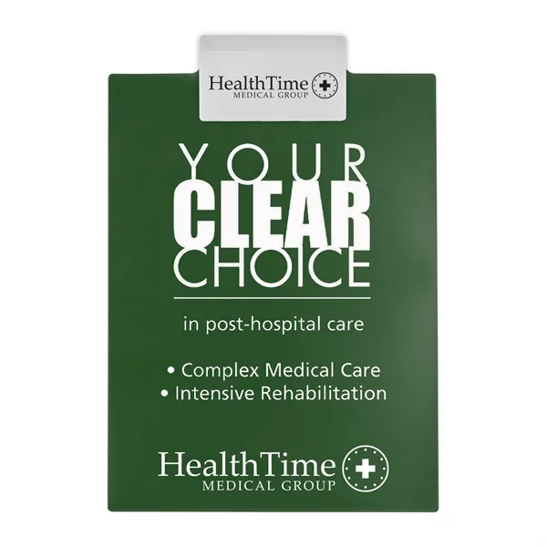 Letter clipboard holds an 8 1/2" x 11" writing pad with... from ASI 40480 Koozie Group