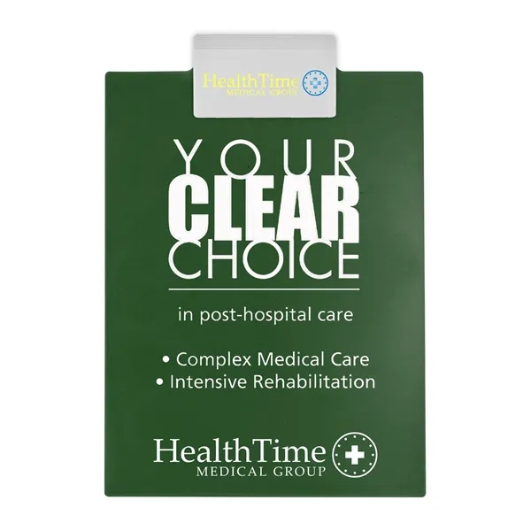 Letter clipboard holds an 8 1/2" x 11" writing pad with... from ASI 40480 Koozie Group