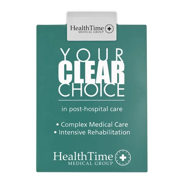 Letter clipboard holds an 8 1/2" x 11" writing pad with... from ASI 40480 Koozie Group