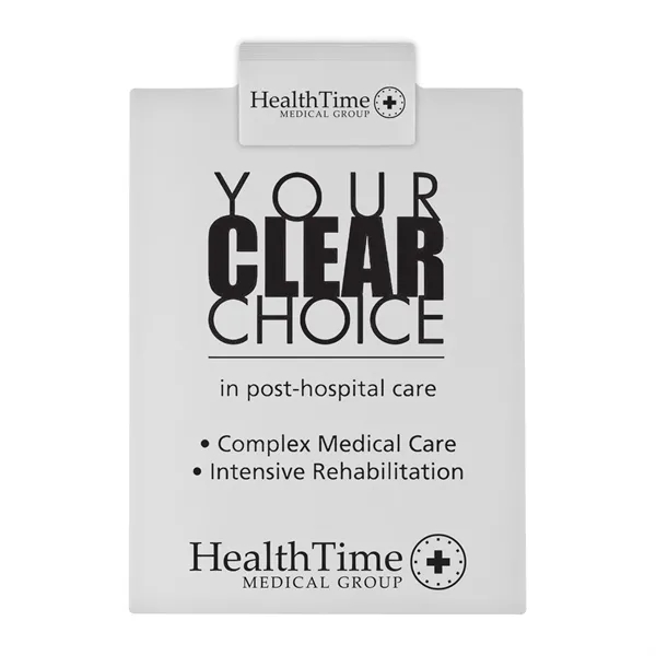 Letter clipboard holds an 8 1/2" x 11" writing pad with... from ASI 40480 Koozie Group