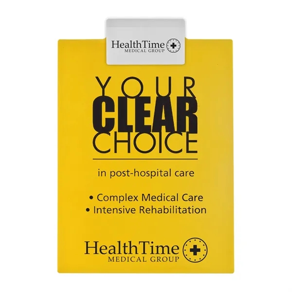 Letter clipboard holds an 8 1/2" x 11" writing pad with... from ASI 40480 Koozie Group