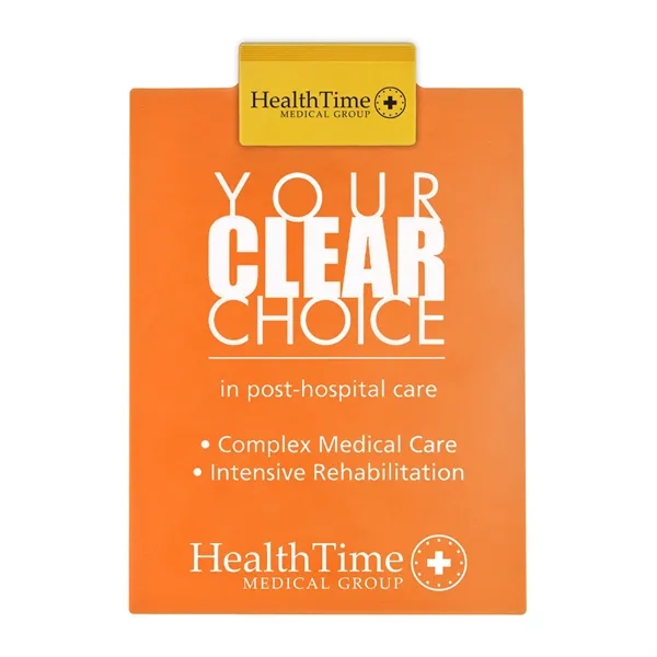 Letter clipboard holds an 8 1/2" x 11" writing pad with... from ASI 40480 Koozie Group