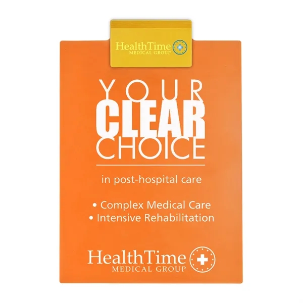 Letter clipboard holds an 8 1/2" x 11" writing pad with... from ASI 40480 Koozie Group