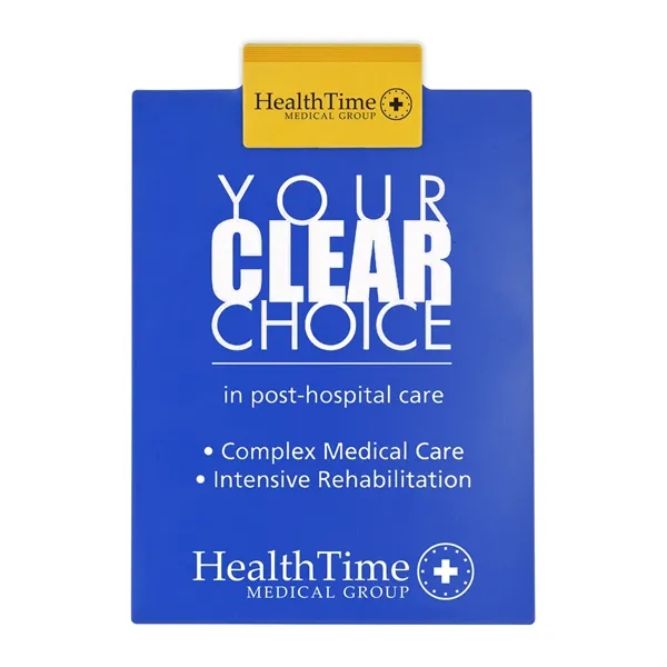 Letter clipboard holds an 8 1/2" x 11" writing pad with... from ASI 40480 Koozie Group