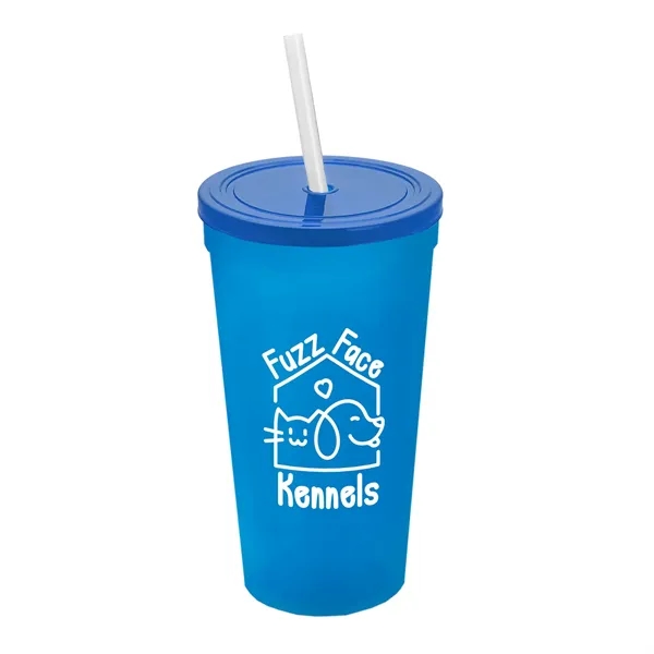24 Oz. Stadium Cup With Straw And Lid... from ASI 40480 Koozie Group