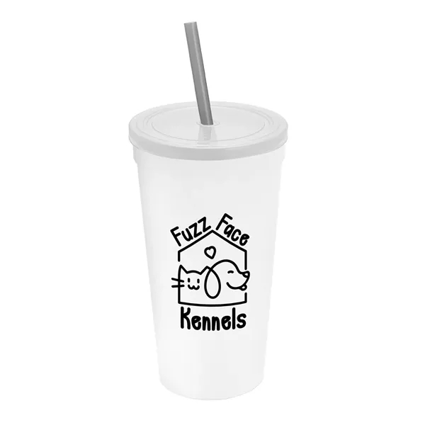 24 Oz. Stadium Cup With Straw And Lid... from ASI 40480 Koozie Group