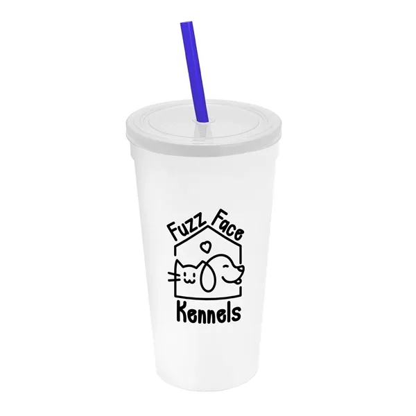 24 Oz. Stadium Cup With Straw And Lid... from ASI 40480 Koozie Group