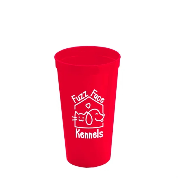 24 Oz. Stadium Cup With Straw And Lid... from ASI 40480 Koozie Group