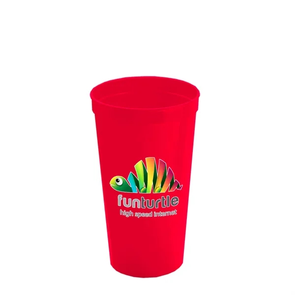 24 Oz. Stadium Cup With Straw And Lid... from ASI 40480 Koozie Group