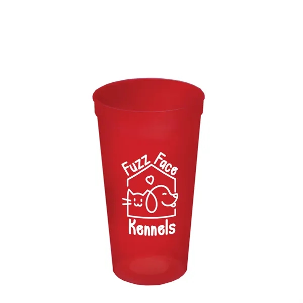 24 Oz. Stadium Cup With Straw And Lid... from ASI 40480 Koozie Group
