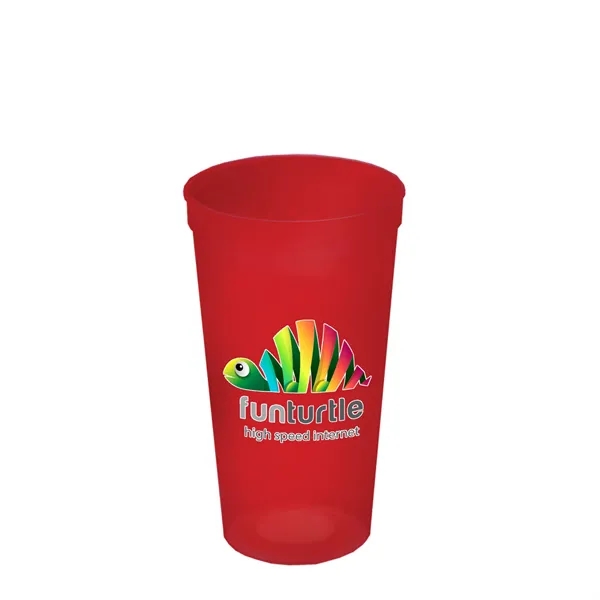 24 Oz. Stadium Cup With Straw And Lid... from ASI 40480 Koozie Group