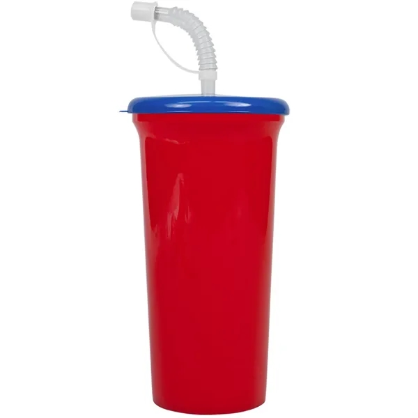 Jumbo Sport Sipper with Reusable Straw holds 32 oz. Perfect for... from ASI 40480 Koozie Group