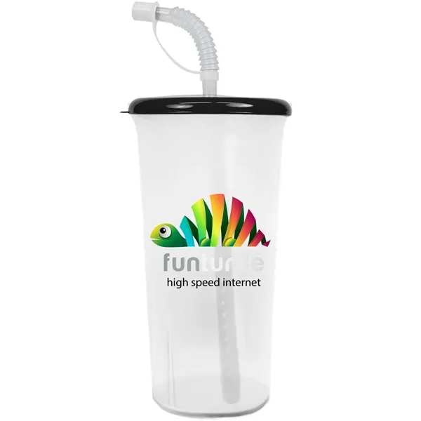 Jumbo Sport Sipper with Reusable Straw holds 32 oz. Perfect for... from ASI 40480 Koozie Group