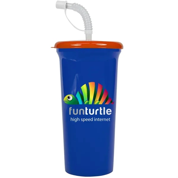 Jumbo Sport Sipper with Reusable Straw holds 32 oz. Perfect for... from ASI 40480 Koozie Group