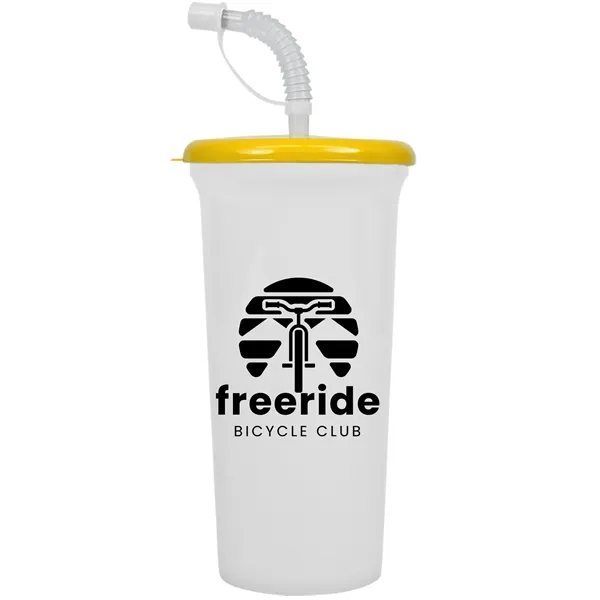 Jumbo Sport Sipper with Reusable Straw holds 32 oz. Perfect for... from ASI 40480 Koozie Group
