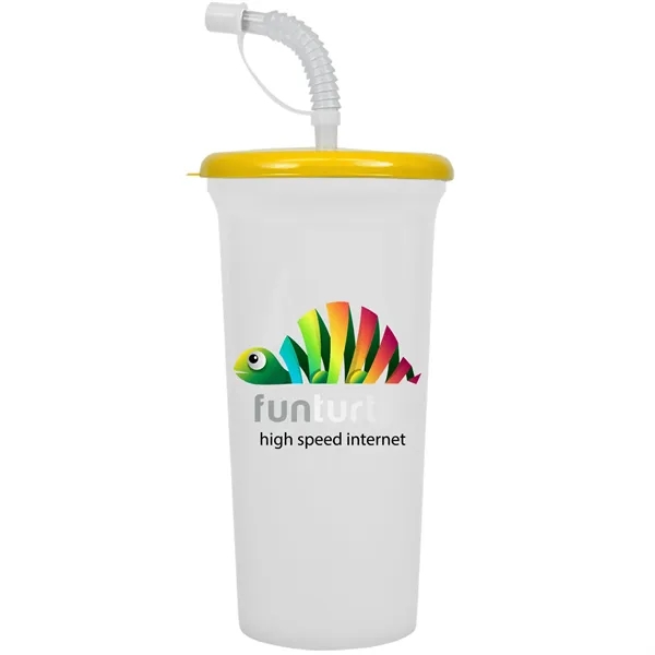 Jumbo Sport Sipper with Reusable Straw holds 32 oz. Perfect for... from ASI 40480 Koozie Group