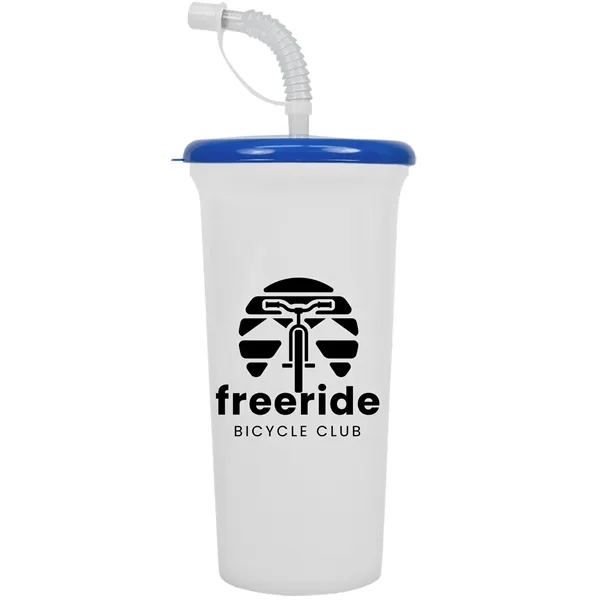 Jumbo Sport Sipper with Reusable Straw holds 32 oz. Perfect for... from ASI 40480 Koozie Group