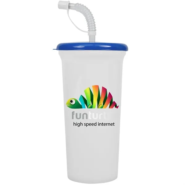 Jumbo Sport Sipper with Reusable Straw holds 32 oz. Perfect for... from ASI 40480 Koozie Group
