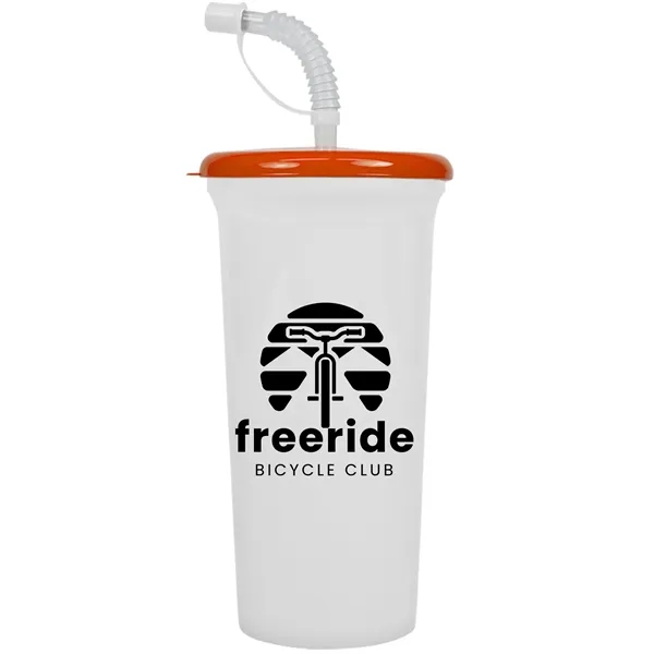 Jumbo Sport Sipper with Reusable Straw holds 32 oz. Perfect for... from ASI 40480 Koozie Group