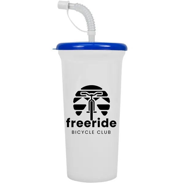 Jumbo Sport Sipper with Reusable Straw holds 32 oz. Perfect for... from ASI 40480 Koozie Group