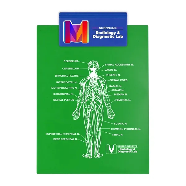 Letter size clipboard with shaped clip. Holds an 8 1/2" x... from ASI 40480 Koozie Group