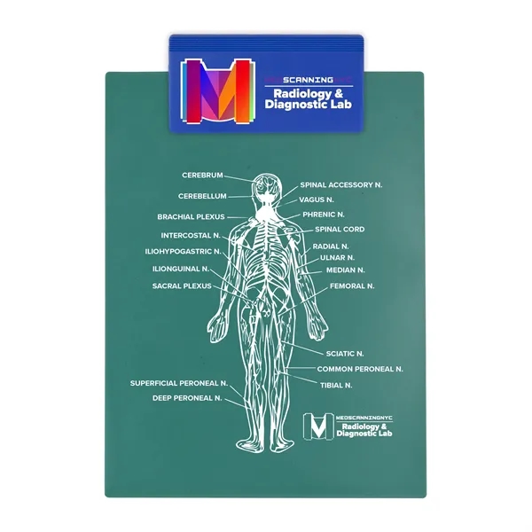 Letter size clipboard with shaped clip. Holds an 8 1/2" x... from ASI 40480 Koozie Group