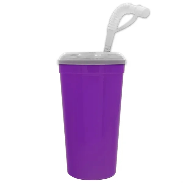 Stadium cup, 32 oz. with Lid and Straw BPA free.... from ASI 40480 Koozie Group
