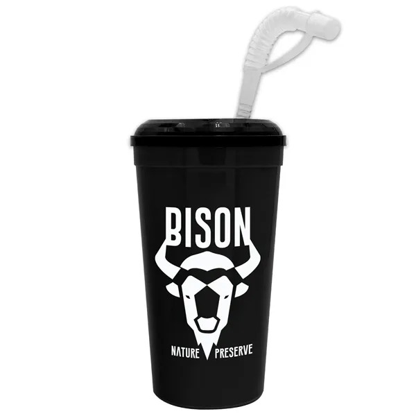 Stadium cup, 32 oz. with Lid and Straw BPA free.... from ASI 40480 Koozie Group