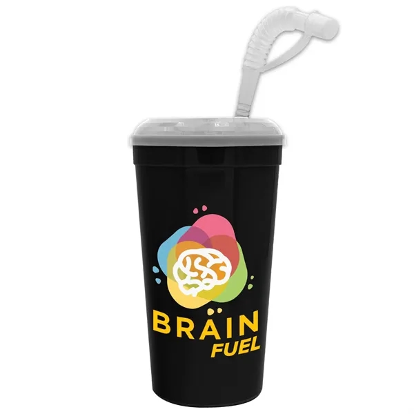 Stadium cup, 32 oz. with Lid and Straw BPA free.... from ASI 40480 Koozie Group