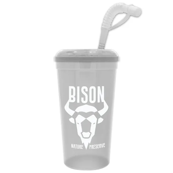 Stadium cup, 32 oz. with Lid and Straw BPA free.... from ASI 40480 Koozie Group