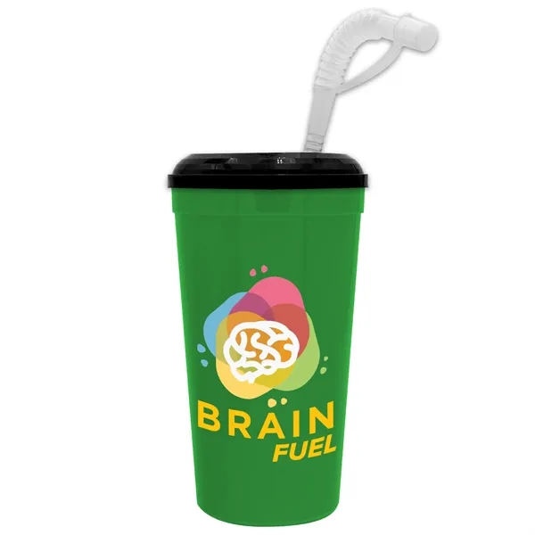 Stadium cup, 32 oz. with Lid and Straw BPA free.... from ASI 40480 Koozie Group