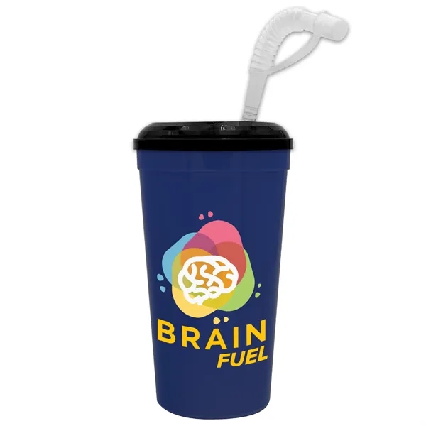 Stadium cup, 32 oz. with Lid and Straw BPA free.... from ASI 40480 Koozie Group