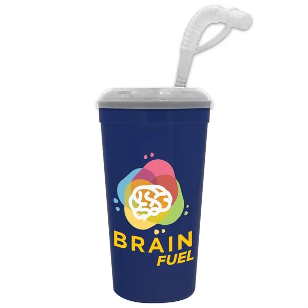 Stadium cup, 32 oz. with Lid and Straw BPA free.... from ASI 40480 Koozie Group