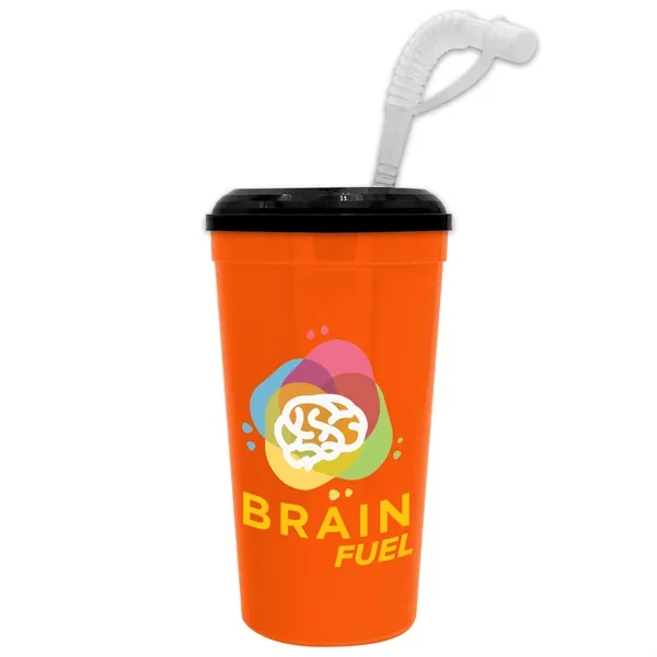 Stadium cup, 32 oz. with Lid and Straw BPA free.... from ASI 40480 Koozie Group